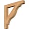 Ekena Millwork Funston Block Smooth Bracket, Western Red Cedar, 3 1/2"W x 28"D x 28"H BKT04X28X28FST05SWR - alternate 1